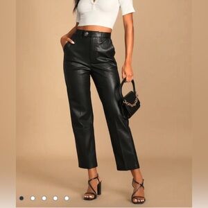 Levi’s Math Club Black Premium Faux Leather pants